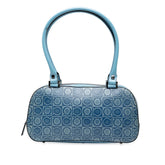 サルヴァトーレフェラガモ ガンチーニ トートバッグ ブルー レザー レディース Salvatore Ferragamo 【中古】