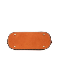 セリーヌ マカダム ハンドバッグ ショルダーバッグ 2WAY ブラウン PVC レザー レディース CELINE 【中古】