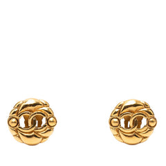 シャネル ココマーク ヴィンテージ イヤリング ゴールド メッキ レディース CHANEL 【中古】