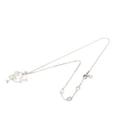 ディオール I LOVE DIOR ハート アロー チェーン ペンダント ネックレス シルバー メタル レディース Dior 【中古】