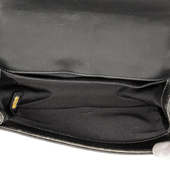 シャネル ココマーク スタッズ ボーイシャネル20 斜め掛け チェーン ショルダーバッグ ブラック系 ラムスキン レディース CHANEL 【中古】