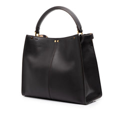 フェンディ ピーカブー エックスライト ハンドバッグ ショルダーバッグ 2WAY 8BN310 ダークブラウン レザー レディース FENDI 中古