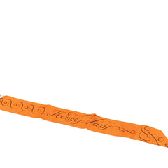 エルメス ツイリー Exercice pour foumer la main 手を差し伸べる スカーフ オレンジ シルク レディース HERMES 【中古】