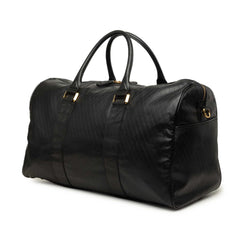 ヴェルサーチェ サンバースト ボストンバッグ ショルダーバッグ 2WAY ブラック レザー レディース VERSACE 中古