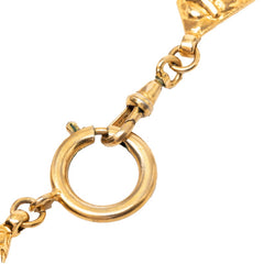 シャネル マドモアゼル マトラッセ ひし形 ネックレス ゴールド メッキ レディース CHANEL 【中古】