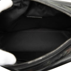 ルイ ヴィトン モノグラム カモフラージュ ソフトトランク ショルダーバッグ M56428 カーキ ブラック ナイロン レザー メンズ LOUIS VUITTON 【中古】