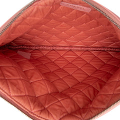 シャネル ココマーク ボーイシャネル クラッチバッグ ピンク ラムスキン レディース CHANEL 【中古】