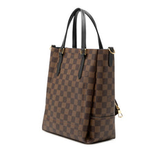 ルイ ヴィトン ダミエ ベルモントNV BB ハンドバッグ ショルダーバッグ 2WAY N60348 ブラウン PVC レザー レディース LOUIS VUITTON 【中古】