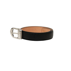 ルイ ヴィトン タイガ サンチュール クラシック ベルト サイズ:90/36 M6843 ブラック シルバー金具 レザー メンズ LOUIS VUITTON 中古
