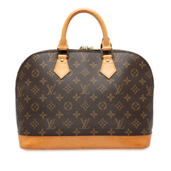 ルイ ヴィトン モノグラム アルマPM ハンドバッグ M51130 ブラウン PVC レザー レディース LOUIS VUITTON 【中古】