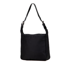 フェンディ FFロゴ ワンショルダーバッグ ハンドバッグ 15328 ブラック ナイロン レザー レディース FENDI 【中古】