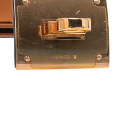 エルメス ケリードッグ ブレスレット ブラック ヴォーエプソン メッキ レディース HERMES 【中古】