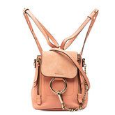 クロエ フェイ リュック バックパック ハンドバッグ 2WAY ピンク系 スウェード レザー レディース Chloe 【中古】