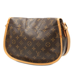ルイ ヴィトン モノグラム メニルモンタンPM 斜め掛け ショルダーバッグ M40474 ブラウン PVC レザー レディース LOUIS VUITTON 【中古】
