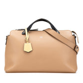 フェンディ バイザウェイ ミディアム ハンドバッグ ショルダーバッグ 2WAY ベージュ ブラック レザー レディース FENDI 【中古】
