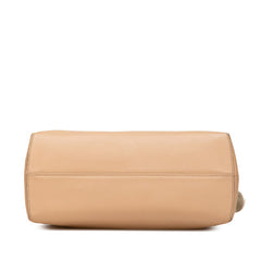 フェンディ バイザウェイ ミディアム ハンドバッグ ショルダーバッグ 2WAY ベージュ ブラック レザー レディース FENDI 【中古】