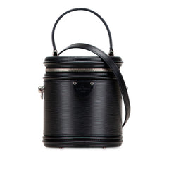 ルイ ヴィトン エピ カンヌ ハンドバッグ ショルダーバッグ 2WAY M52226 ノワール ブラック レザー レディース LOUIS VUITTON 【中古】
