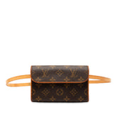 ルイ ヴィトン モノグラム ポシェット フロランティーヌ ボディバッグ ショルダーバッグ M51855 ブラウン PVC レザー レディース LOUIS VUITTON 【中古】