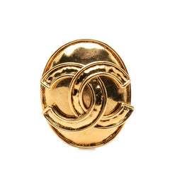 シャネル ココマーク ブローチ ゴールド メッキ レディース CHANEL 【中古】