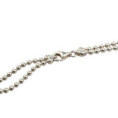 グッチ プレート ダブルチェーン ネックレス SV925 シルバー レディース GUCCI 【中古】