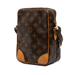 ルイ ヴィトン モノグラム アマゾン 斜め掛け ショルダーバッグ M45236 ブラウン PVC レザー レディース LOUIS VUITTON 中古
