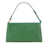 ルイ ヴィトン エピ ポシェット アクセソワール ポシェット M52944 ボルネオグリーン レザー レディース LOUIS VUITTON 【中古】