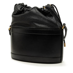 グッチ ホースビット1955 バケットバッグ 斜め掛け ショルダーバッグ 602118 ブラック レザー レディース GUCCI 中古