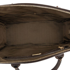 フェンディ ズッカ ハンドバッグ ショルダーバッグ 2WAY ブラウン キャンバス レザー レディース FENDI 中古