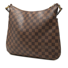 ルイ ヴィトン ダミエ ブルームズベリPM 斜め掛け ショルダーバッグ N42251 ブラウン PVC レザー レディース LOUIS VUITTON 【中古】
