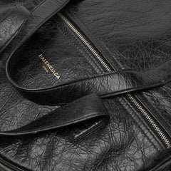 バレンシアガ エアホーボー ハンドバッグ ショルダーバッグ 2WAY 466844 ブラック レザー レディース BALENCIAGA 【中古】