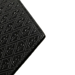 サンローラン YSLロゴ型押し クラッチバッグ ブラック レザー レディース SAINT LAURENT 【中古】