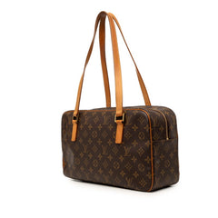 ルイ ヴィトン モノグラム シテGM トートバッグ ショルダーバッグ M51181 ブラウン PVC レザー レディース LOUIS VUITTON 【中古】