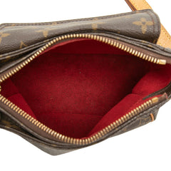 ルイ ヴィトン モノグラム ヴィバシテPM 斜め掛け ショルダーバッグ M51165 ブラウン PVC レザー レディース LOUIS VUITTON 【中古】