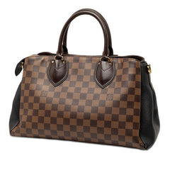 ルイ ヴィトン ダミエ ノルマンディー ハンドバッグ ショルダーバッグ 2WAY N41487 ブラウン PVC レザー レディース LOUIS VUITTON 【中古】