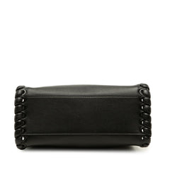 フェンディ ピーカブー ミニ ハンドバッグ ショルダーバッグ 2WAY 8BN244 ブラック レザー レディース FENDI 中古