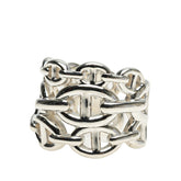 エルメス シェーヌダンクル アンシェネGM リング 指輪 #52 SV925 シルバー レディース HERMES 【中古】