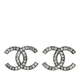 シャネル ココマーク ラインストーン ピアス シルバー メタル レディース CHANEL 【中古】