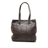 シャネル チョコバー トートバッグ ショルダーバッグ ブラウン キャビアスキン レディース CHANEL 【中古】