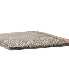 ルイ ヴィトン モノグラム ポルトカルト サーンプル カードケース パスケース M61733 ブラウン PVC レザー レディース LOUIS VUITTON 【中古】