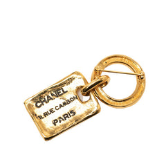 シャネル CAMBON 31 ル カンボン ブローチ ゴールド メッキ レディース CHANEL 【中古】