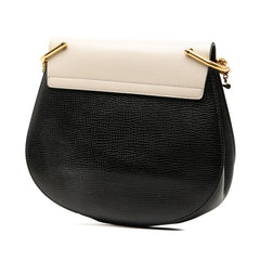クロエ ドリュー チェーン ショルダーバッグ ブラック ベージュ レザー レディース Chloe 【中古】