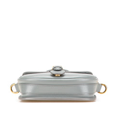 ディオール Bobby ボビー 斜め掛け ショルダーバッグ グレー レザー レディース Dior 【中古】