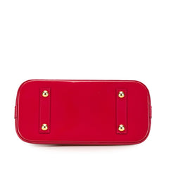 ルイ ヴィトン モノグラム ヴェルニ アルマPM ハンドバッグ M91693 ルージュグルナディーヌ レッド パテントレザー レディース LOUIS VUITTON 【中古】