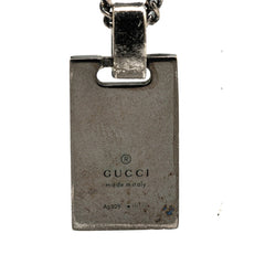 グッチ ペンダントネックレス SV925 シルバー レディース GUCCI 【中古】