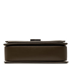 サンローラン ロゴ ハンドバッグ ショルダーバッグ 2WAY 482051 ブラウン レザー レディース SAINT LAURENT 【中古】