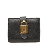 ルイ ヴィトン ポルトフォイユ ロウキー コンパクト 二つ折り財布 M12408 ブラック カーフ レディース LOUIS VUITTON 【中古】