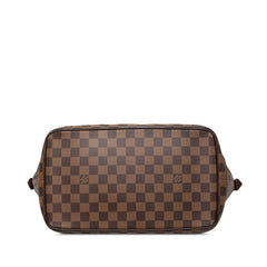 ルイ ヴィトン ダミエ サレヤMM トートバッグ N51182 ブラウン PVC レザー レディース LOUIS VUITTON 【中古】
