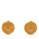 シャネル ココマーク ヴィンテージ ラウンド イヤリング 95A刻印 ゴールド メッキ レディース CHANEL 【中古】