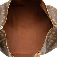 ルイ ヴィトン モノグラム キーポル50 ボストンバッグ トラベルバッグ M41426 ブラウン PVC レザー レディース LOUIS VUITTON 【中古】