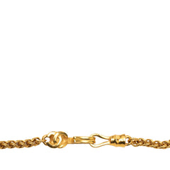 シャネル ココマーク ヴィンテージ チェーン ペンダント ネックレス 97A刻印 ゴールド メッキ レディース CHANEL 【中古】